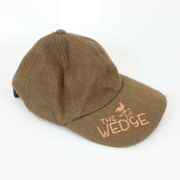 GREEN TOPS Men's Brown Peaked Cap OS Hat Metal Buckle Reusable Sustainable - Picture 1 of 12